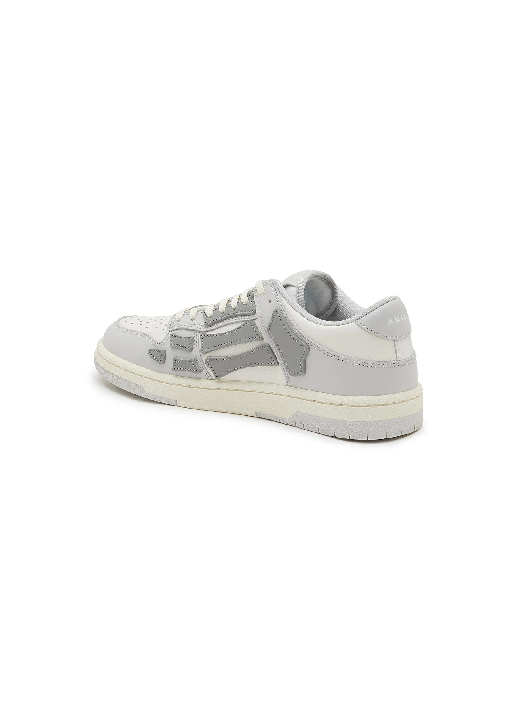 AMIRI Grey Skel Leather Low Top Women's Sneakers