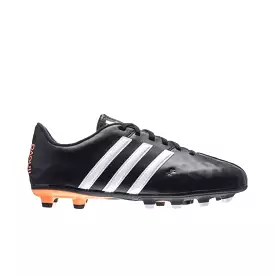 11Nova FG Kids Black Football Boots - Adidas