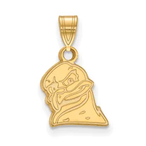 14k Gold Virginia Tech Mascot Pendant - Small Size