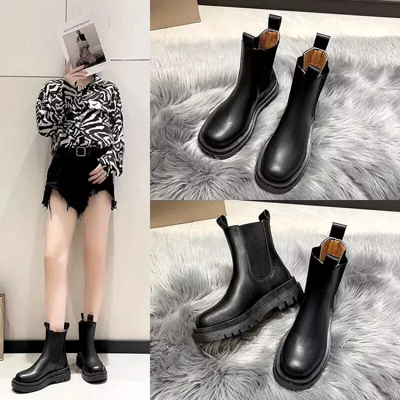 2024 Women's Knee High Square Heel Winter Knight Boots - Thicken, Long, Motorcycle Boots