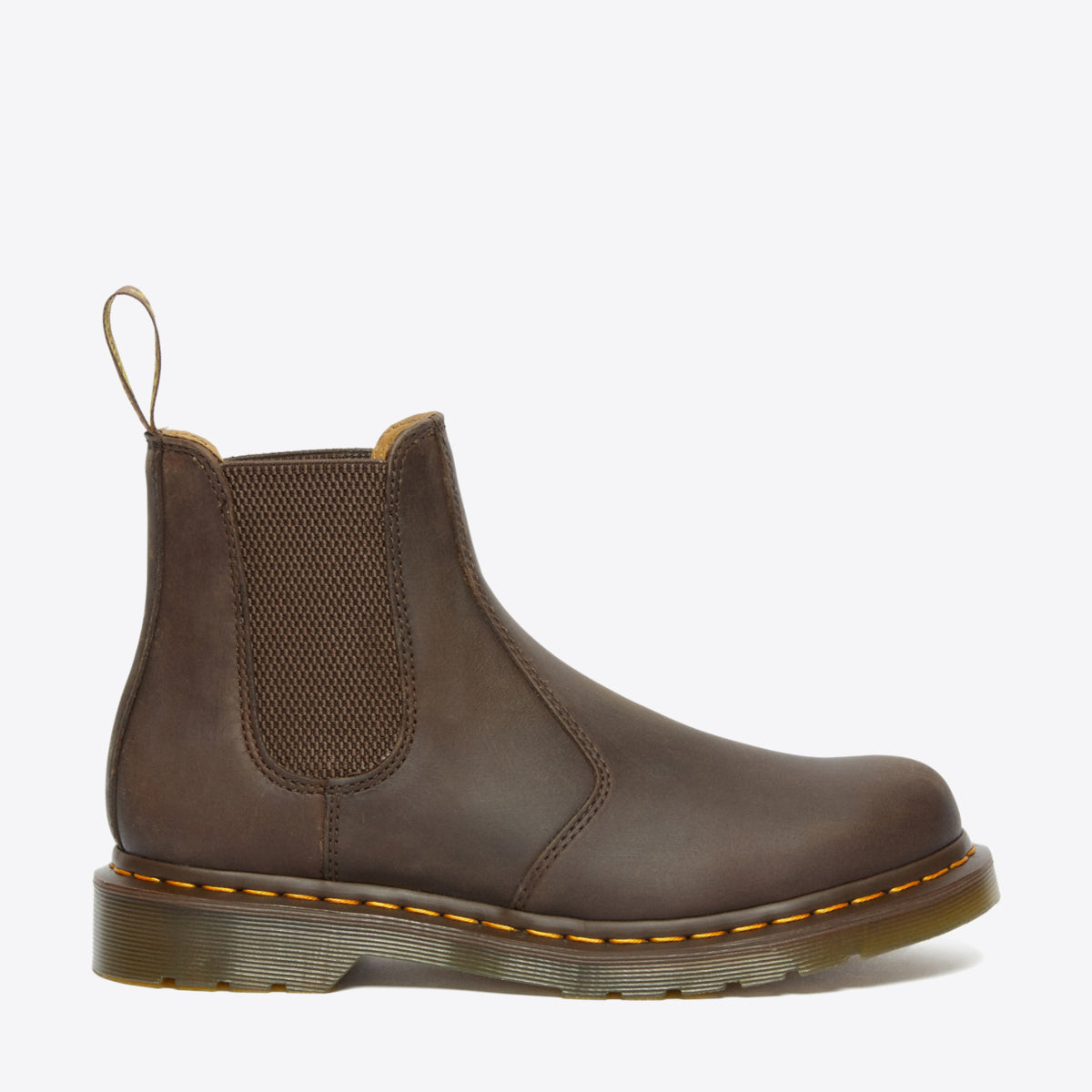 2976 Yellow Stitch Crazy Horse Chelsea Boot - Search engine optimized result is: Yellow Stitch Crazy Horse Chelsea Boot