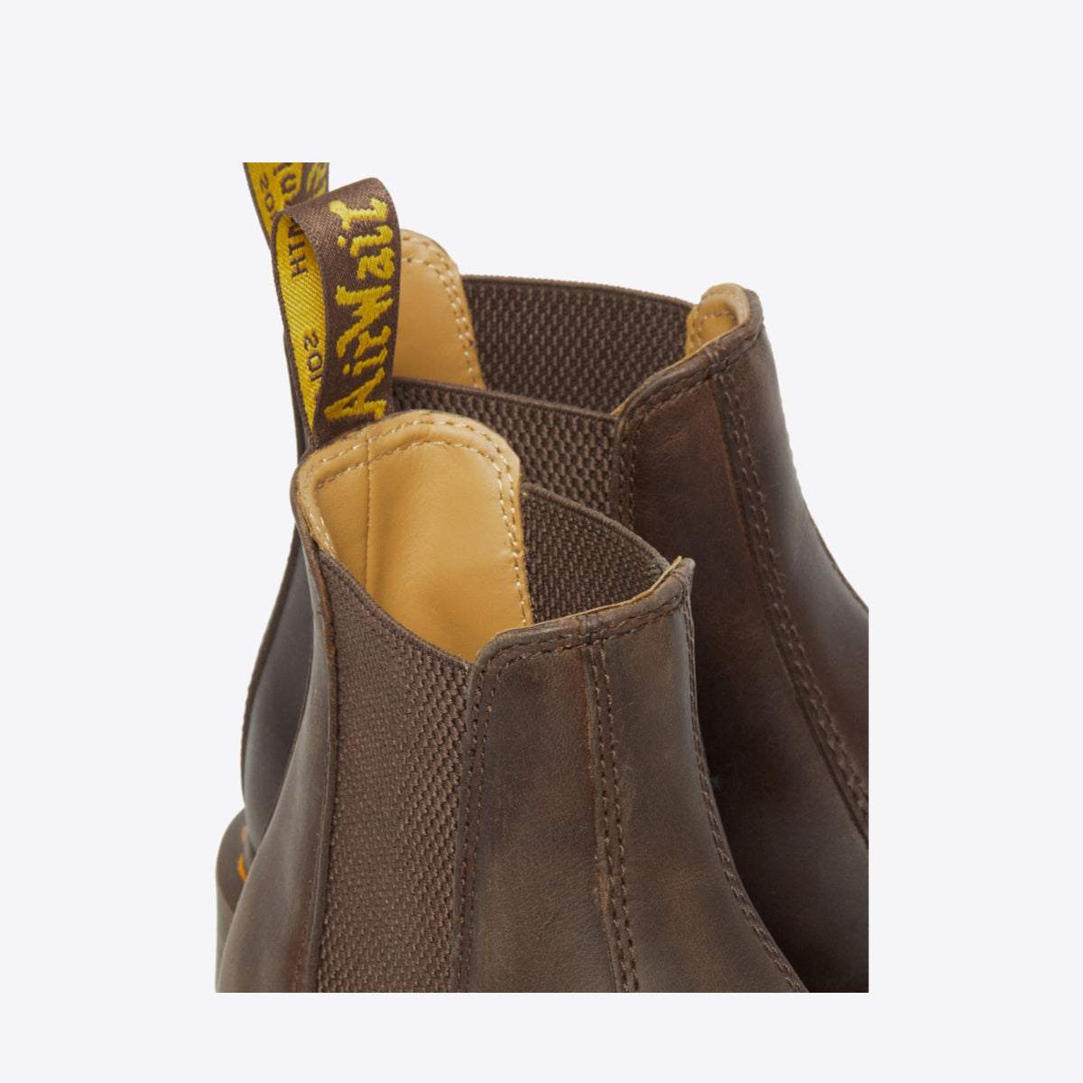 2976 Yellow Stitch Crazy Horse Chelsea Boot - Search engine optimized result is: Yellow Stitch Crazy Horse Chelsea Boot