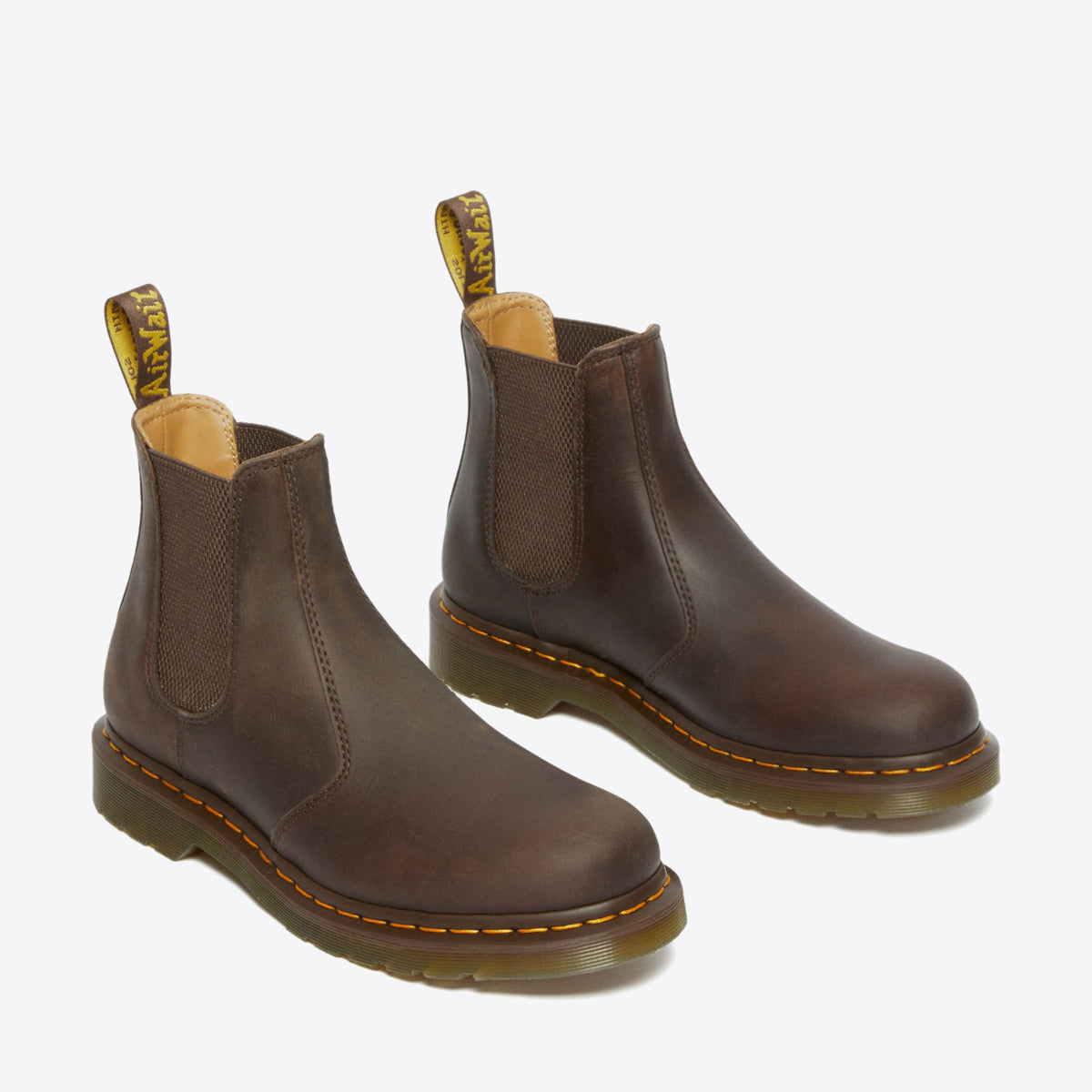 2976 Yellow Stitch Crazy Horse Chelsea Boot - Search engine optimized result is: Yellow Stitch Crazy Horse Chelsea Boot