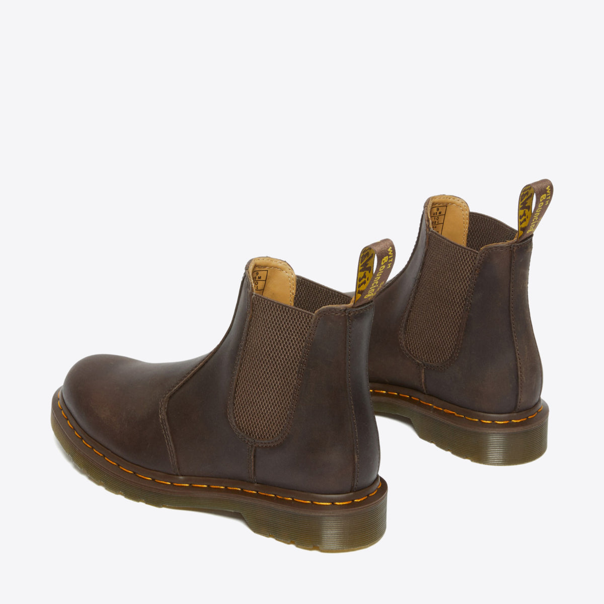 2976 Yellow Stitch Crazy Horse Chelsea Boot - Search engine optimized result is: Yellow Stitch Crazy Horse Chelsea Boot