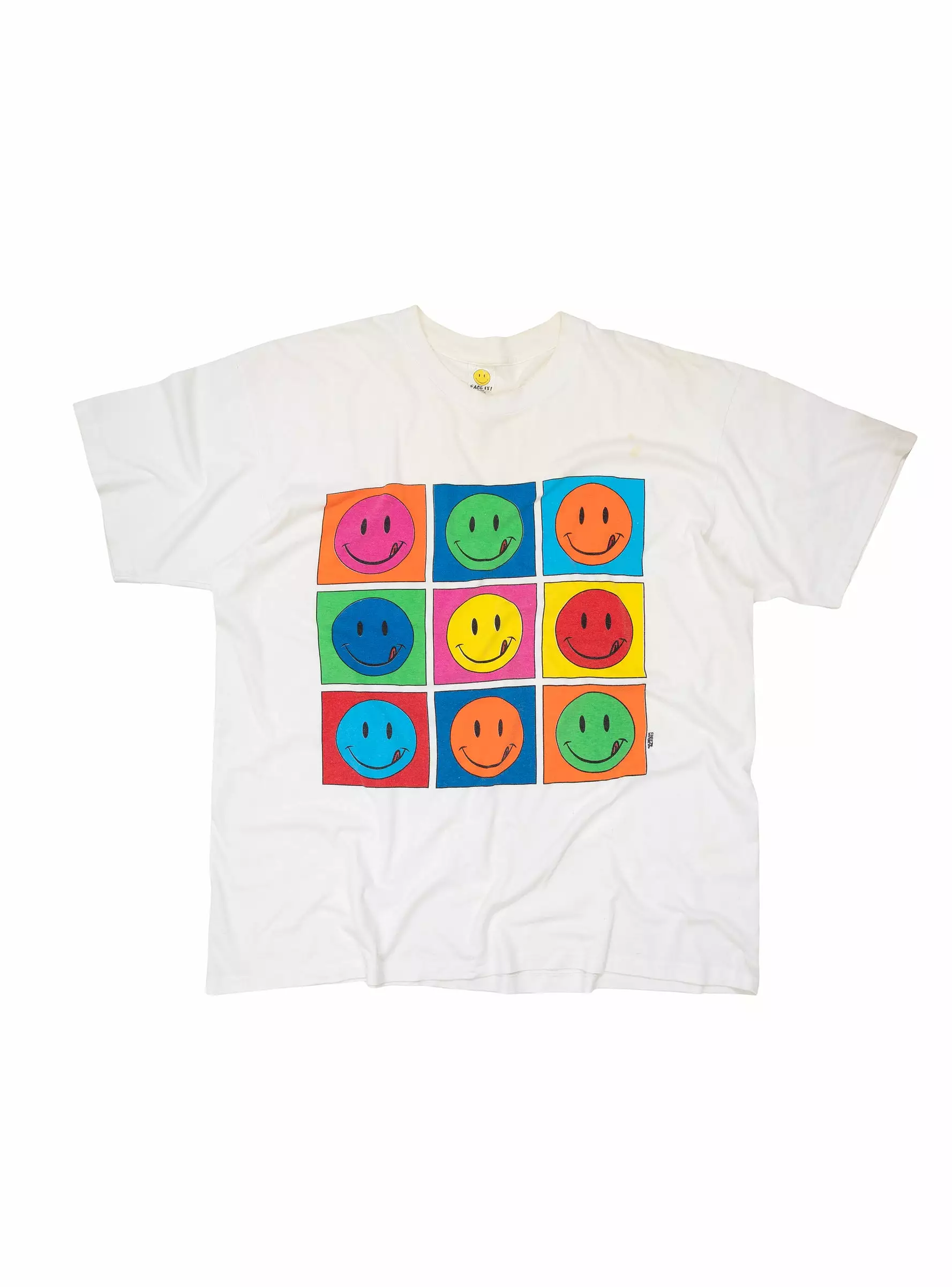 90s Smiley Andy Warhol T-shirt White