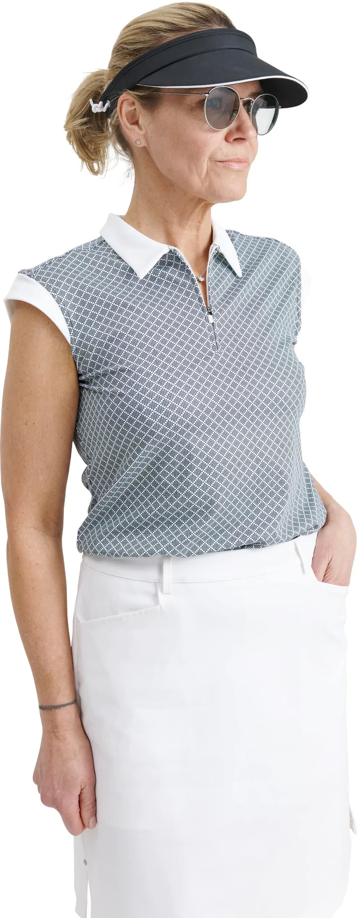 Abacus Ladies Lily Polo Shirt - Sleeveless.