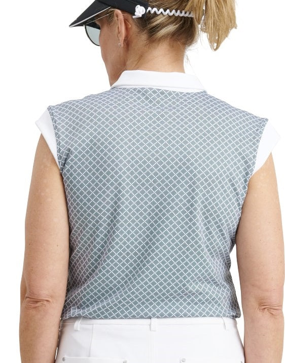 Abacus Ladies Lily Polo Shirt - Sleeveless.