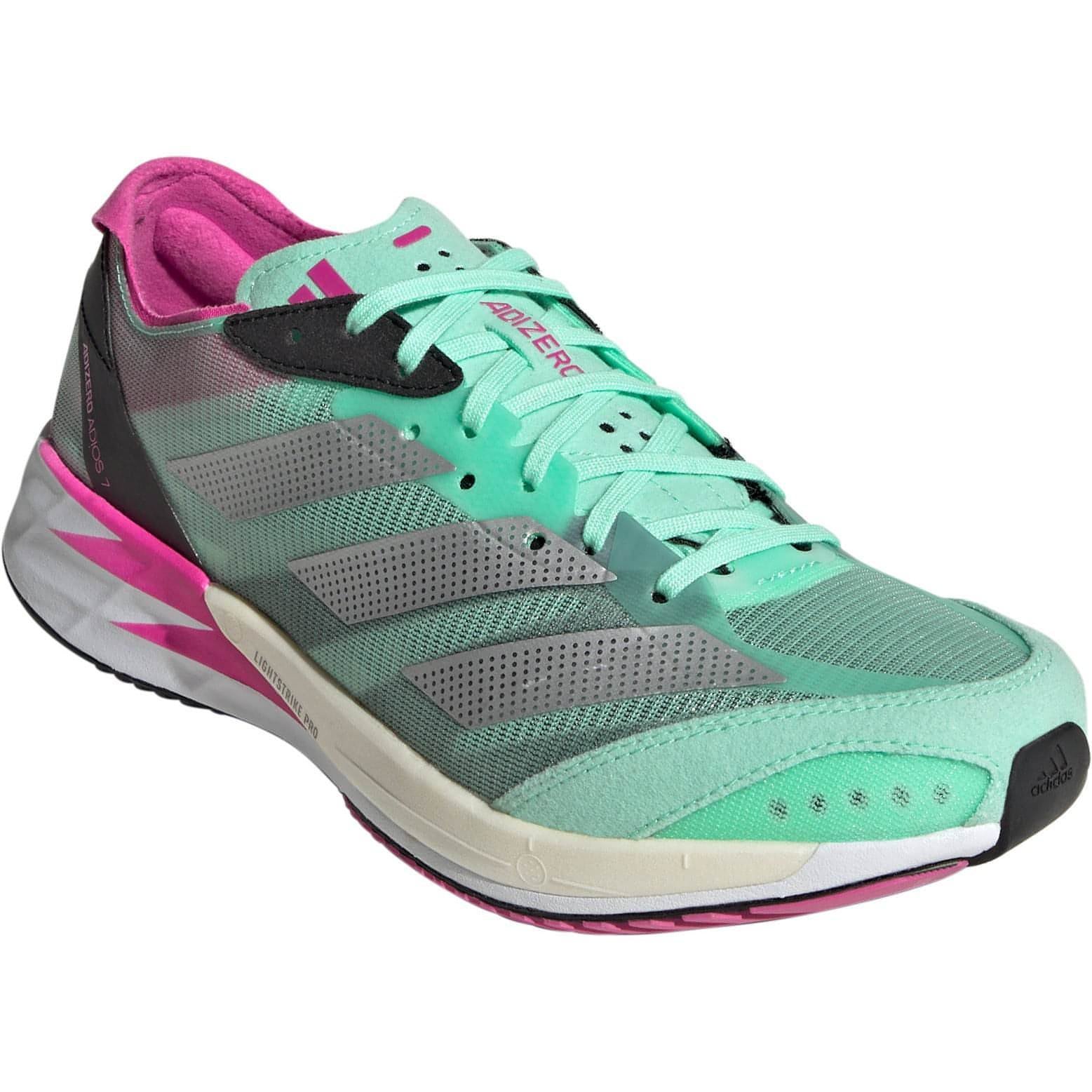 Adidas Adizero Adios 7 Women's Running Shoes - Green