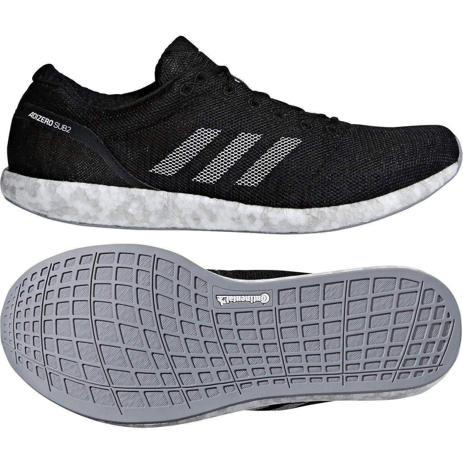 adidas black running shoes Adizero Sub 2 Boost