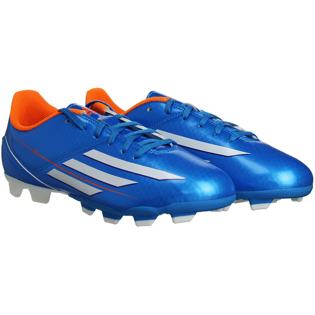 Adidas Blue Kids Football Boots F5 TRX FG