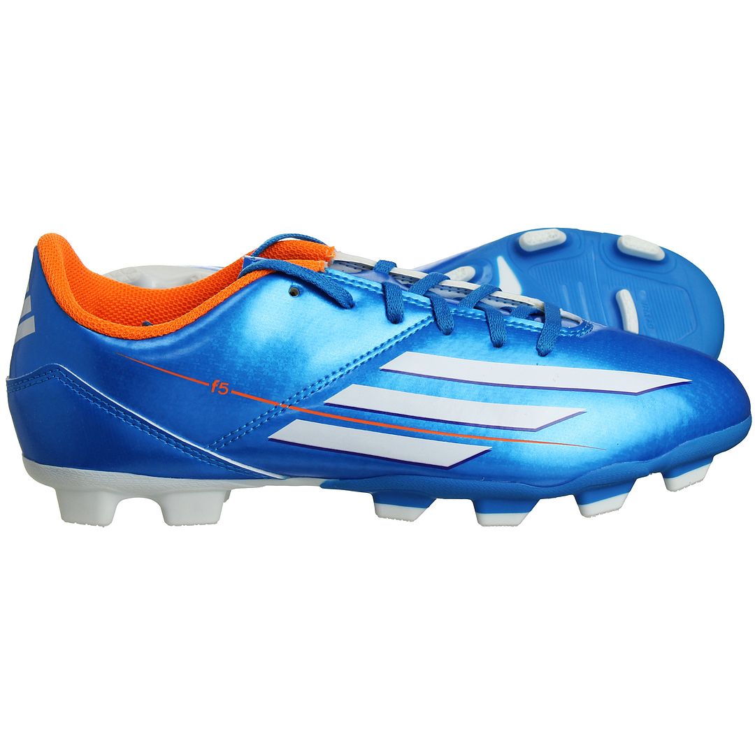 Adidas Blue Kids Football Boots F5 TRX FG