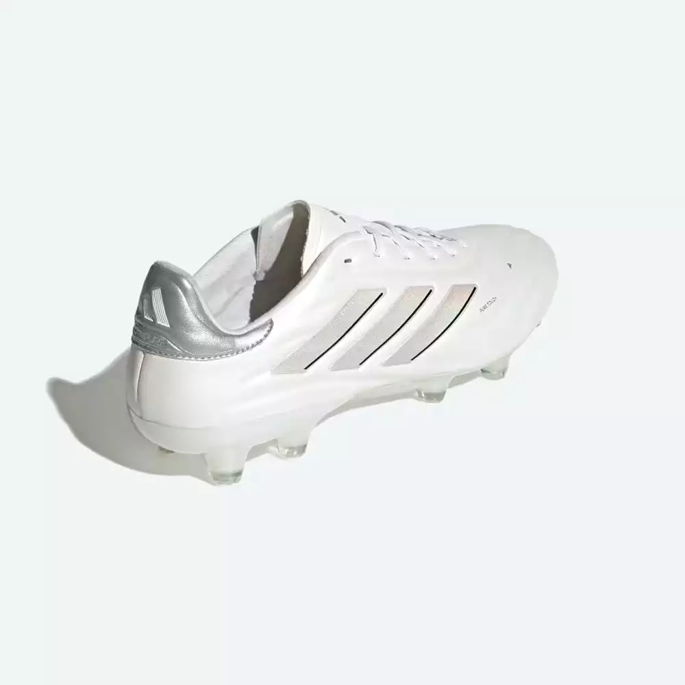 Adidas Copa Pure 2 Elite FG Boots (White/Silver Metallic)