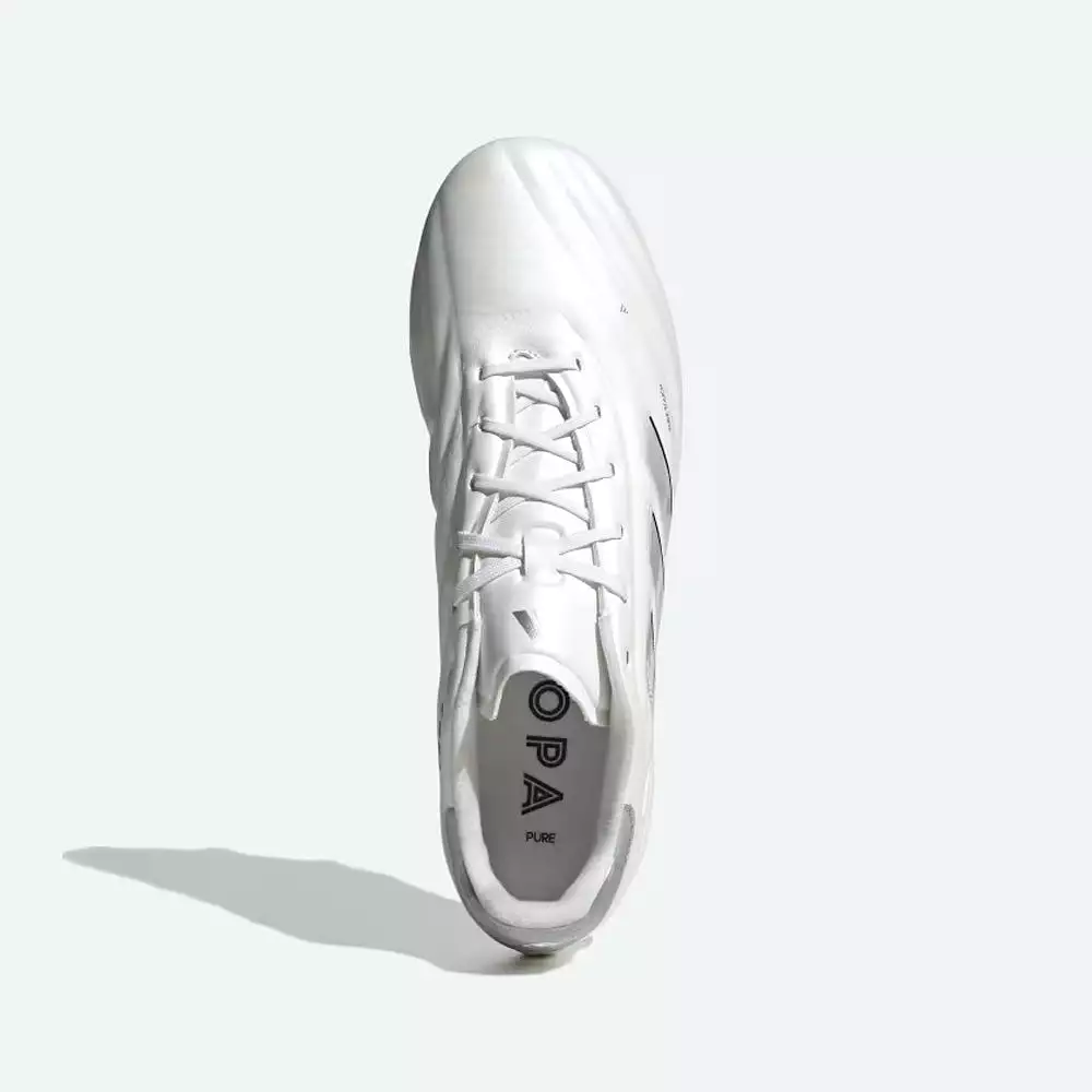 Adidas Copa Pure 2 Elite FG Boots (White/Silver Metallic)