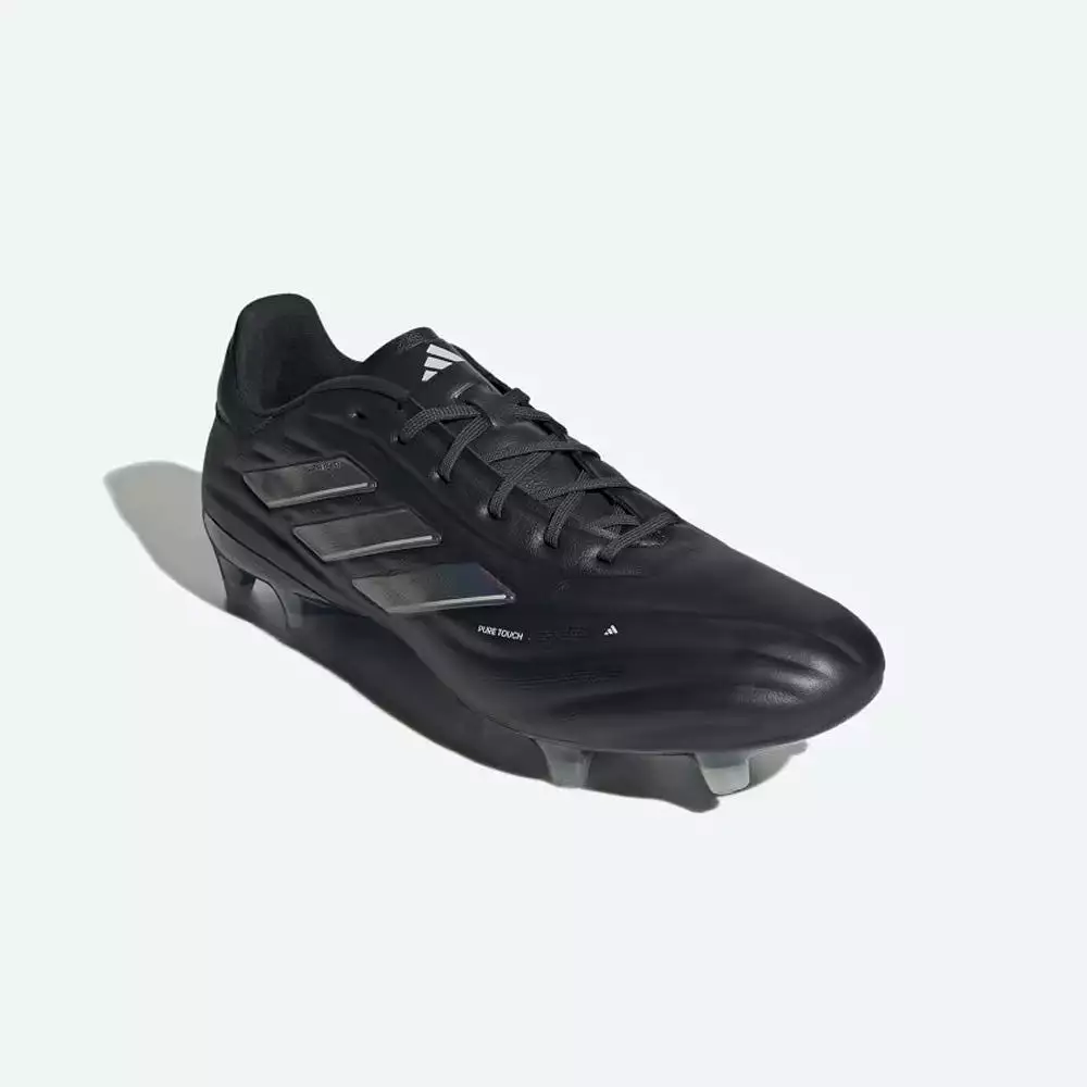 Adidas Copa Pure II Elite FG Soccer Cleats (Black/Carbon/Grey)