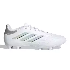 Adidas Copa Pure II League FG Soccer Cleats (White/Silver Metallic)