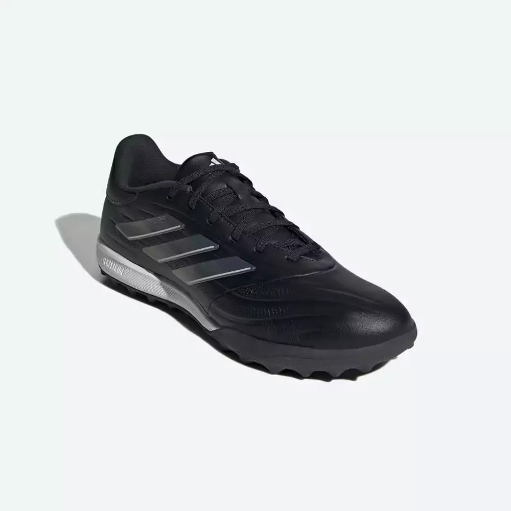 Adidas Copa Pure II League Turf Football Boots, Black/Carbon/Grey.