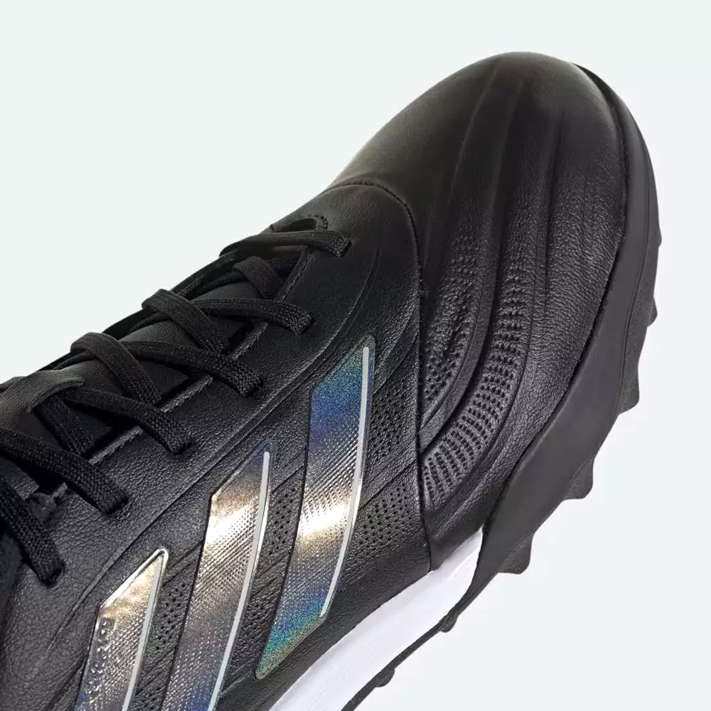 Adidas Copa Pure II League Turf Football Boots, Black/Carbon/Grey.