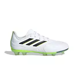 Adidas Copa Pure II.1 FG Junior Football Boots, white, black, lucid lemon