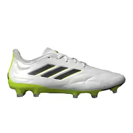 Adidas Copa Pure II.1 FG Soccer Shoes - White/Black/Lucid Lemon