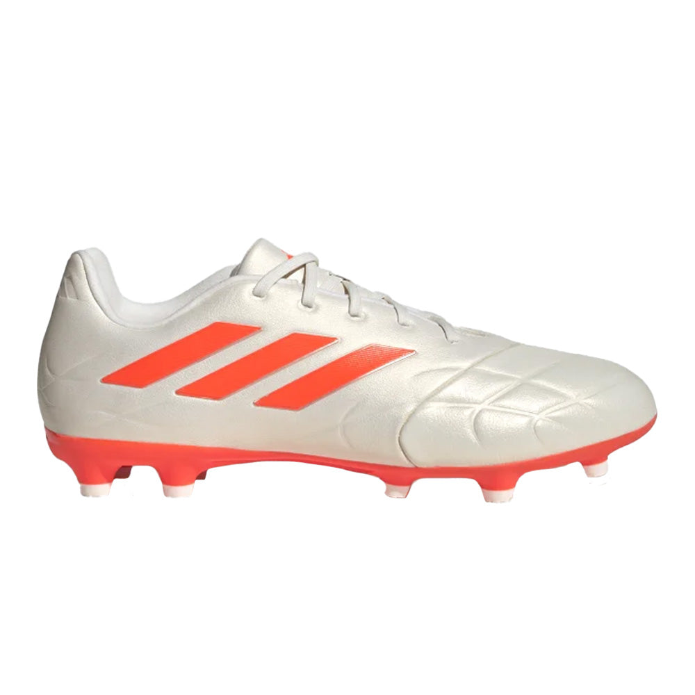 Adidas Copa Pure.3 FG Football Boots - Off White/Orange color.