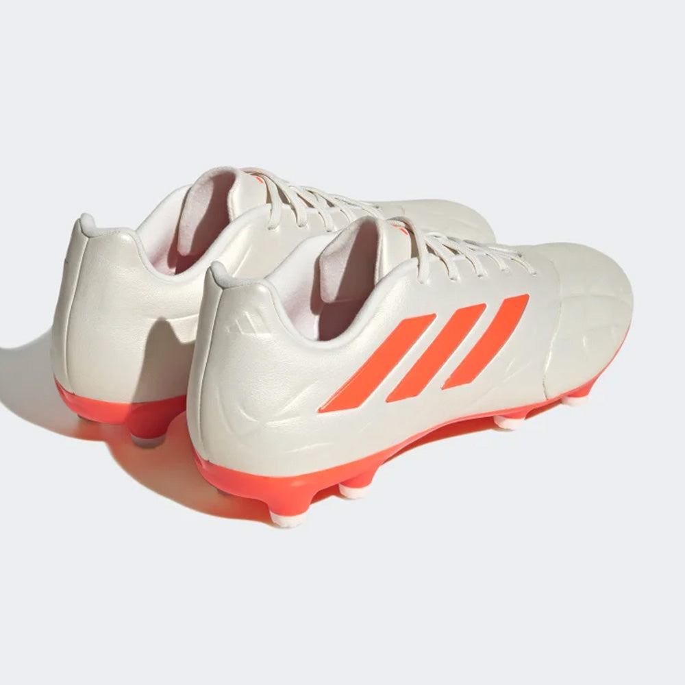 Adidas Copa Pure.3 FG Football Boots - Off White/Orange color.