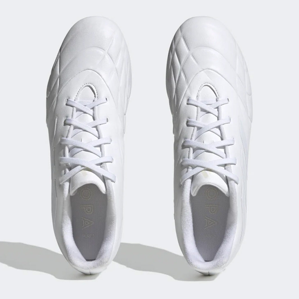 Adidas Copa Pure.3 FG Football Boots - White/White/Iron