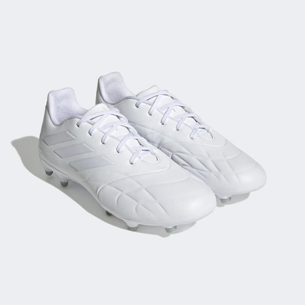 Adidas Copa Pure.3 FG Football Boots - White/White/Iron