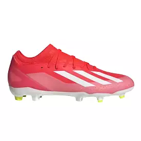 Adidas Crazyfast League FG Football Boots - Solar Red/White/Yellow