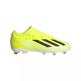 Adidas Crazyfast League FG Junior Football Boots - Team Solar Yellow/Black/Solar Red.