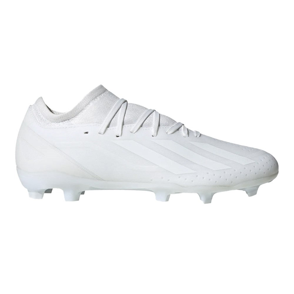 Adidas Crazyfast.3 FG Football Boots - White/White/White.