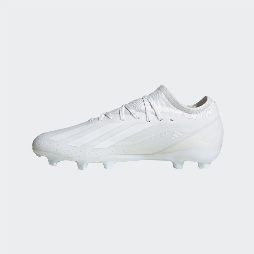 Adidas Crazyfast.3 FG Football Boots - White/White/White.