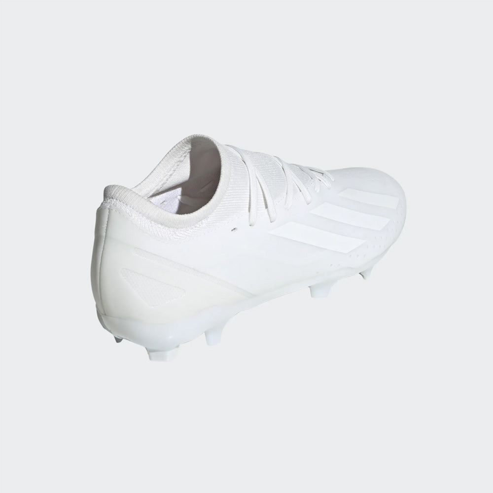 Adidas Crazyfast.3 FG Football Boots - White/White/White.