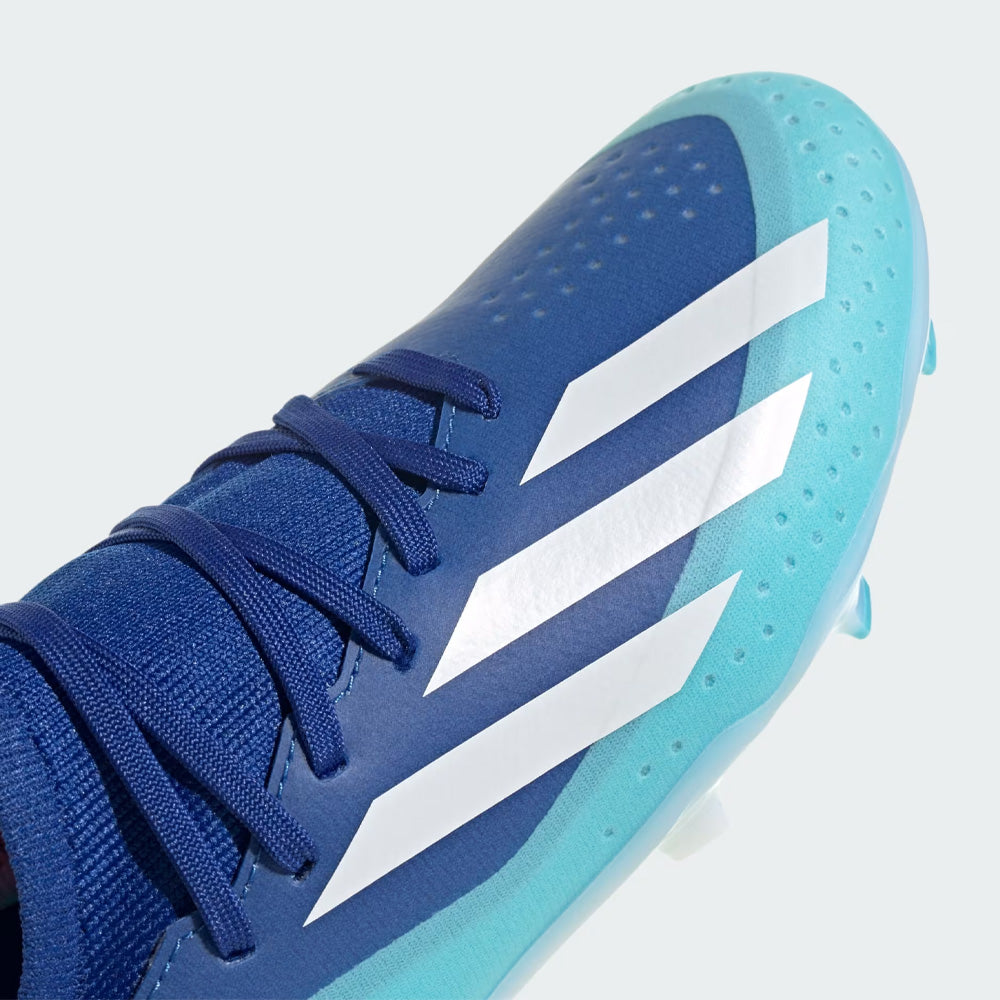 Adidas Crazyfast.3 FG Jnr Football Shoes - Bright Royal/White/Red.