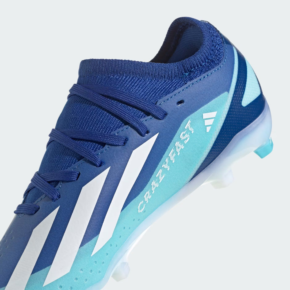 Adidas Crazyfast.3 FG Jnr Football Shoes - Bright Royal/White/Red.