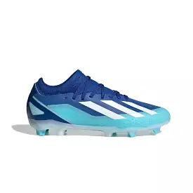 Adidas Crazyfast.3 FG Junior Football Boots in Bright Royal, White, and Red.