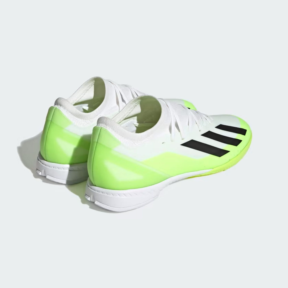 Adidas Crazyfast.3 IN Football Boots White Black Lucid Lemon