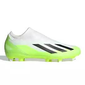 Adidas Crazyfast.3 LL FG Football Boots, White/Black/Lucid Lemon