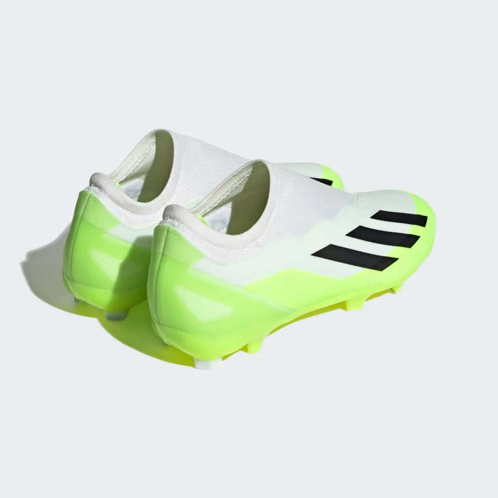 Adidas Crazyfast.3 LL FG Football Boots, White/Black/Lucid Lemon