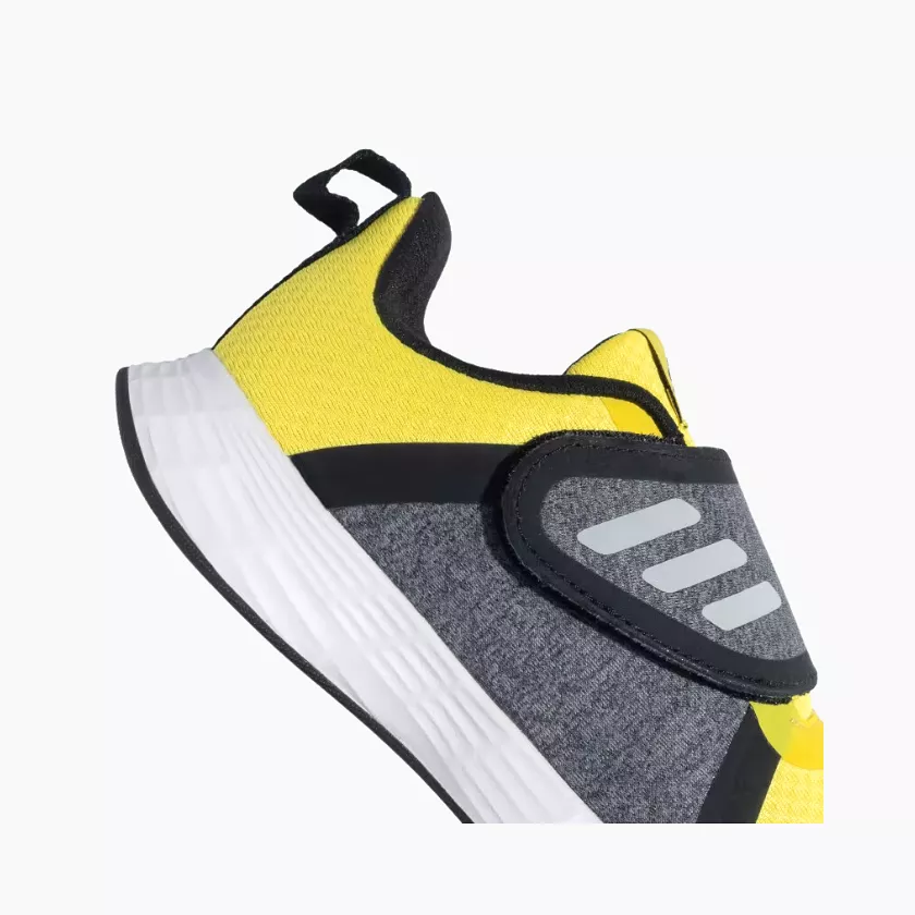 Adidas Credulo 2.0 Kids Running Shoes - Impact Yellow/Black (4-7 years)