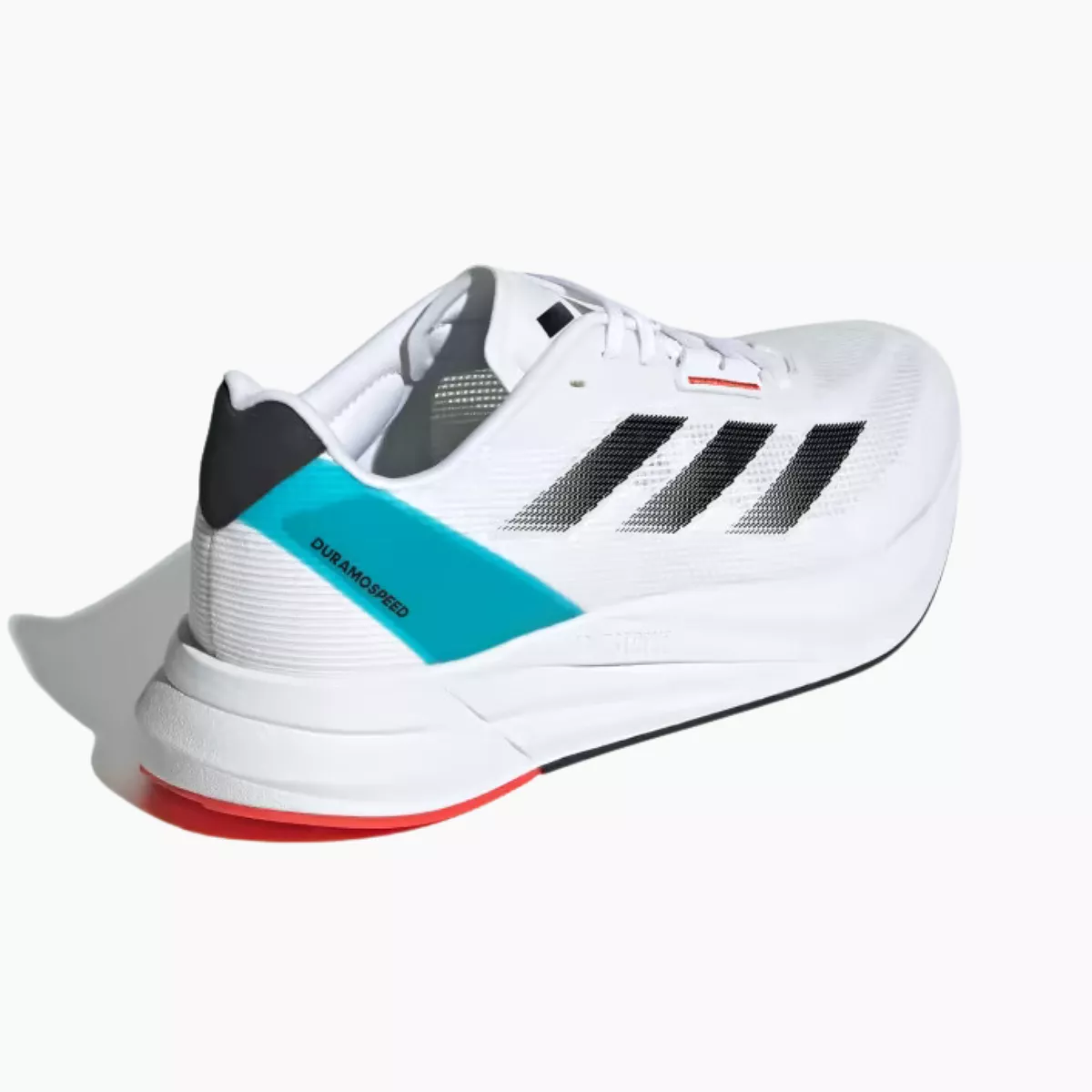 Adidas Duramo Speed Men's Running Shoes, Cloud White Core Black Lucid Cyan