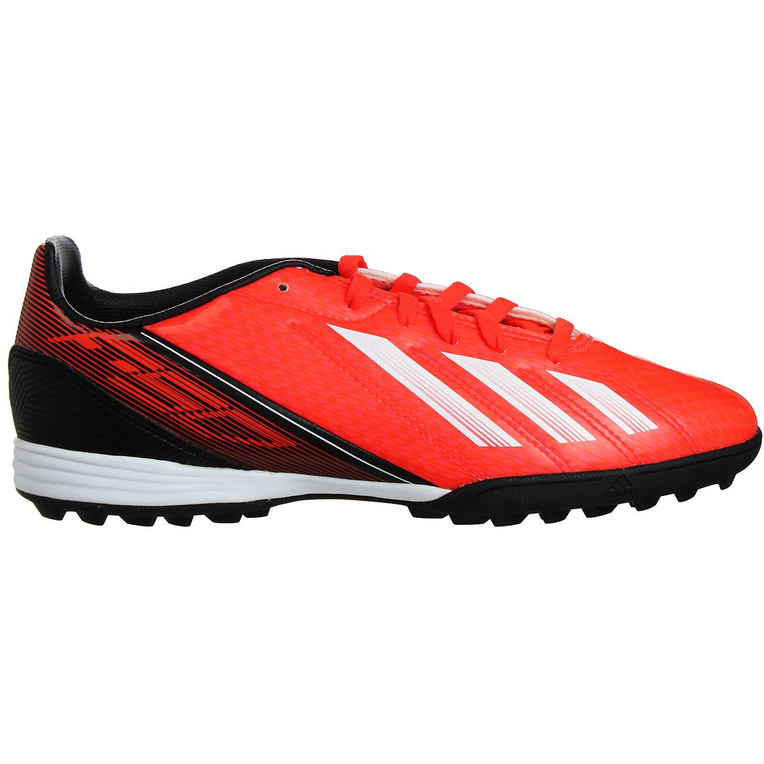 Adidas F10 children's red soccer boots