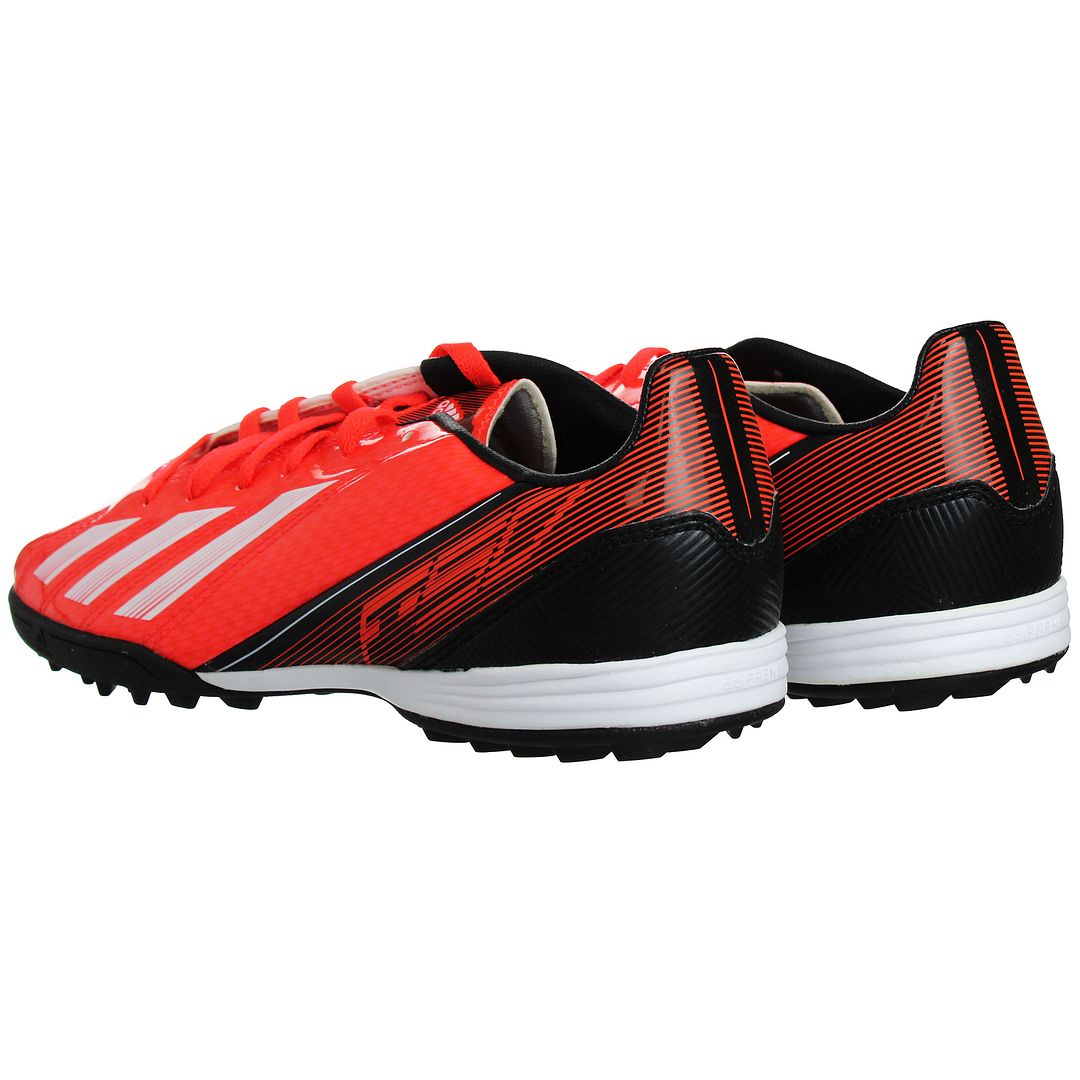 Adidas F10 children's red soccer boots