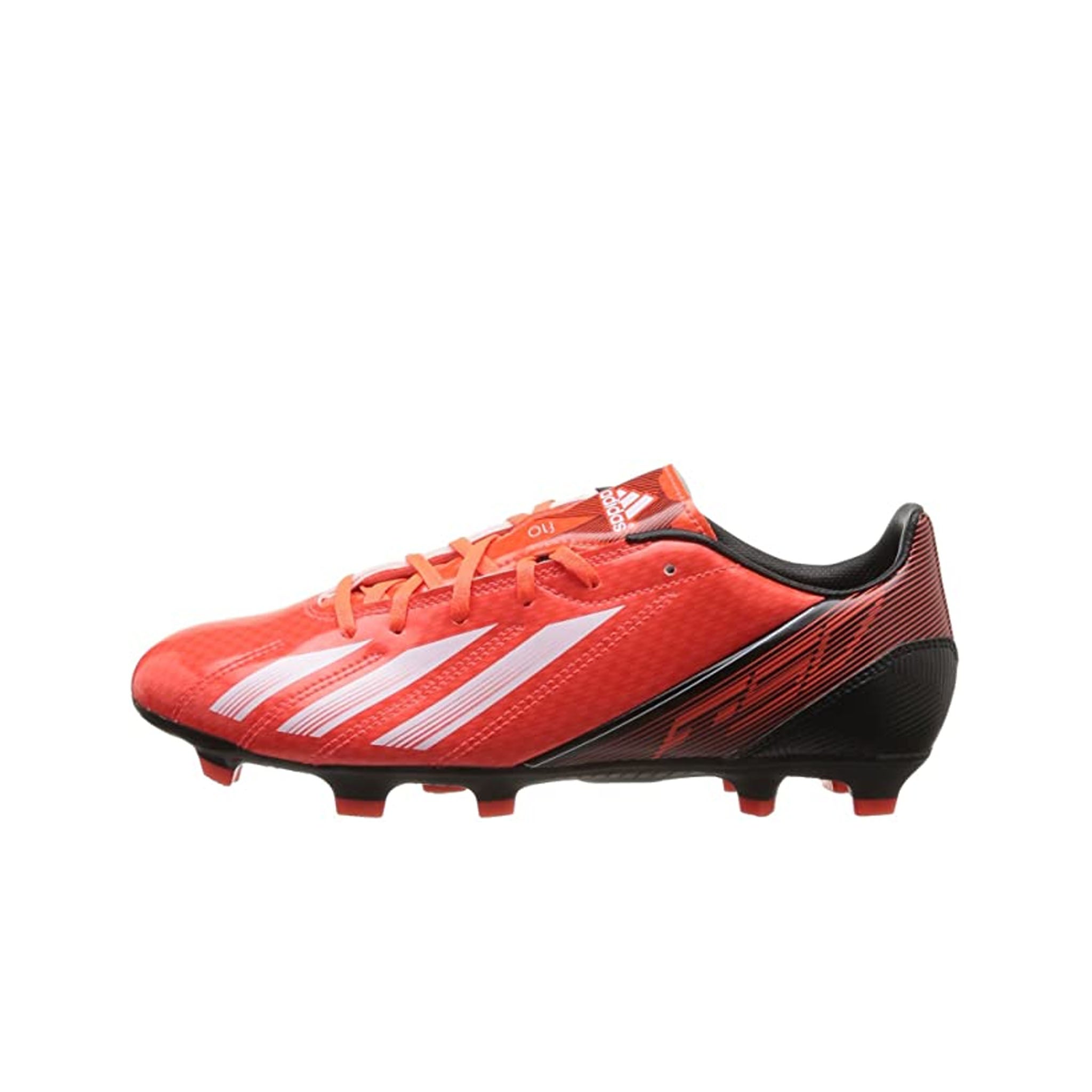 Adidas F10 TRX AG Lace-Up Orange Synthetic Kids Football Boots - Q33872