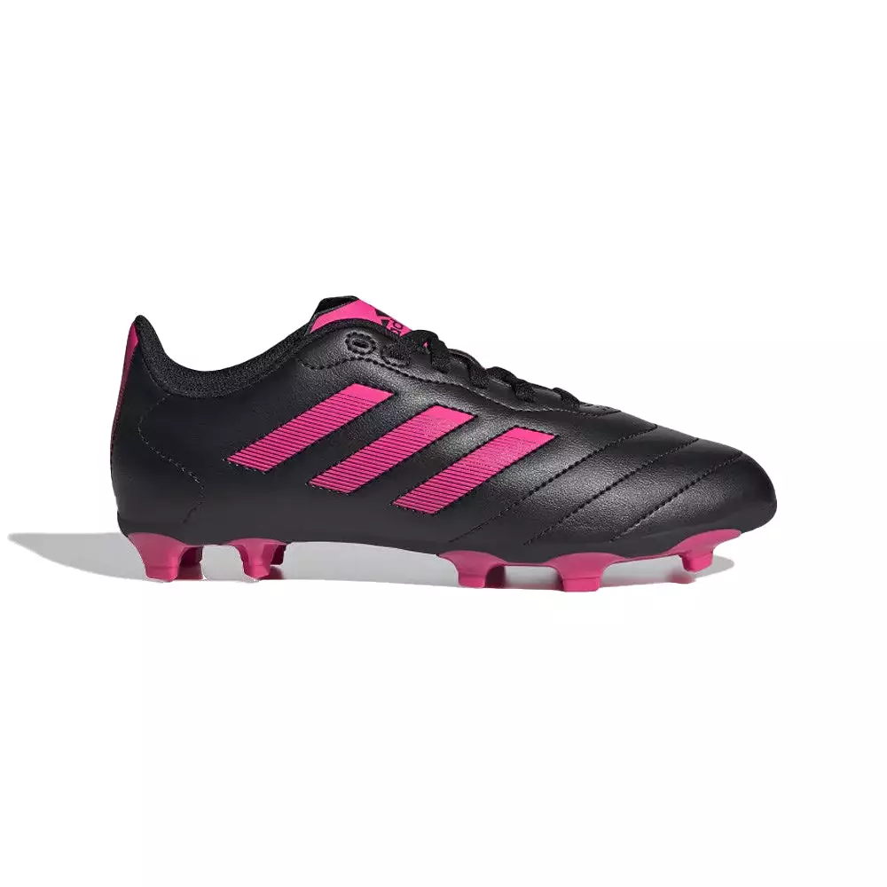 Adidas Goletto VIII Junior FG Football Boots - Black/Team Shock Pink/Black