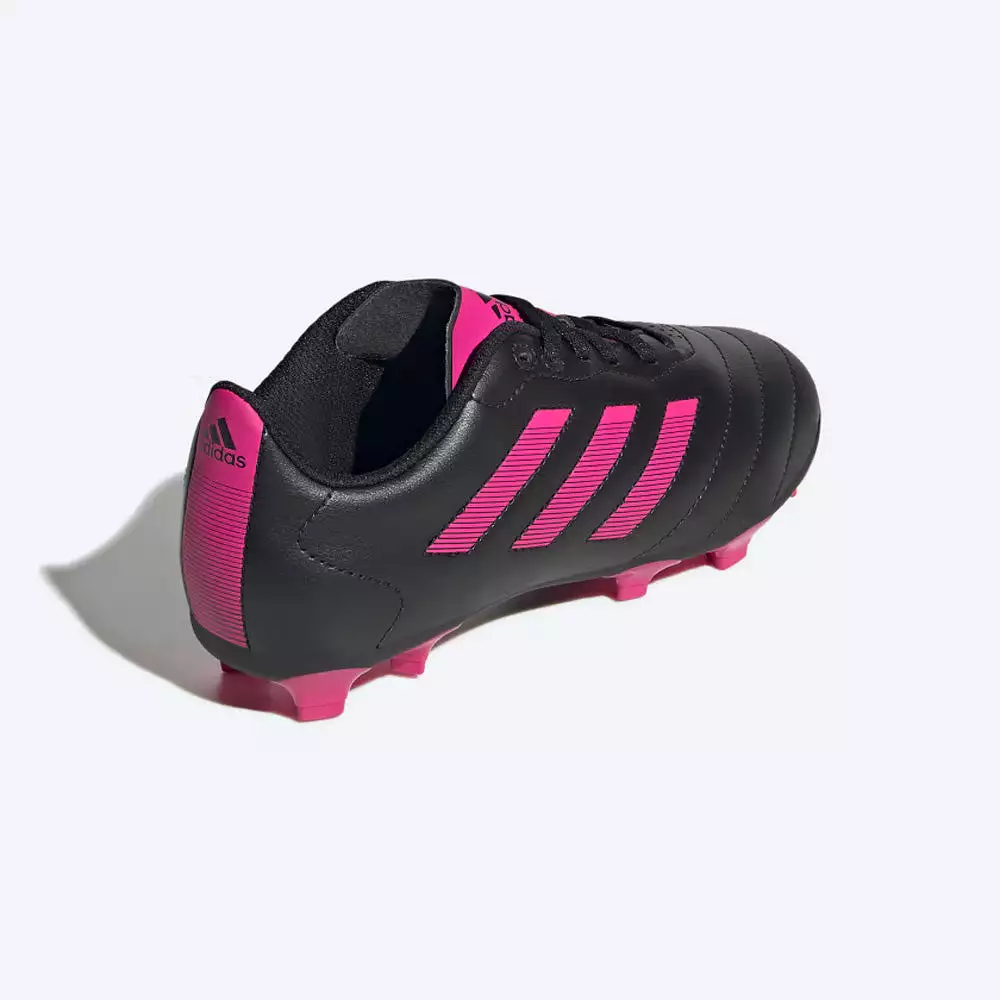 Adidas Goletto VIII Junior FG Football Boots - Black/Team Shock Pink/Black