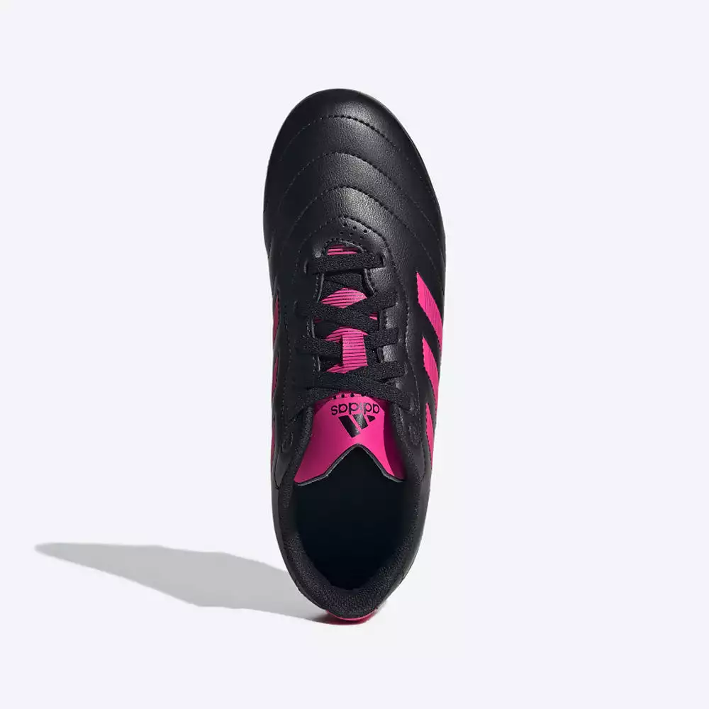 Adidas Goletto VIII Junior FG Football Boots - Black/Team Shock Pink/Black