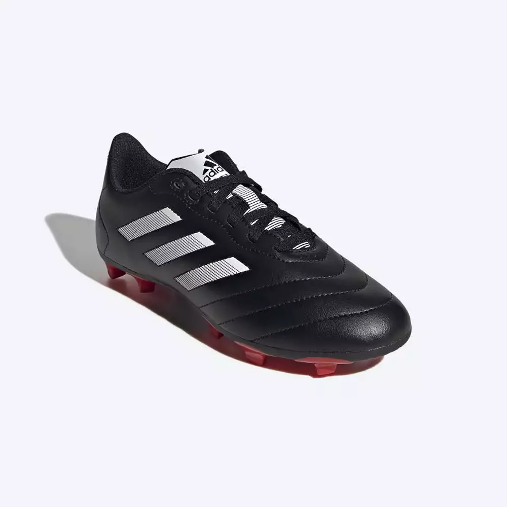 Adidas Goletto VIII Junior FG Soccer Cleats (Black/White/Red)