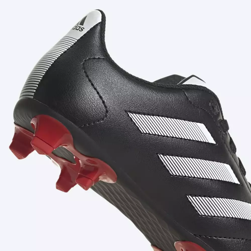 Adidas Goletto VIII Junior FG Soccer Cleats (Black/White/Red)