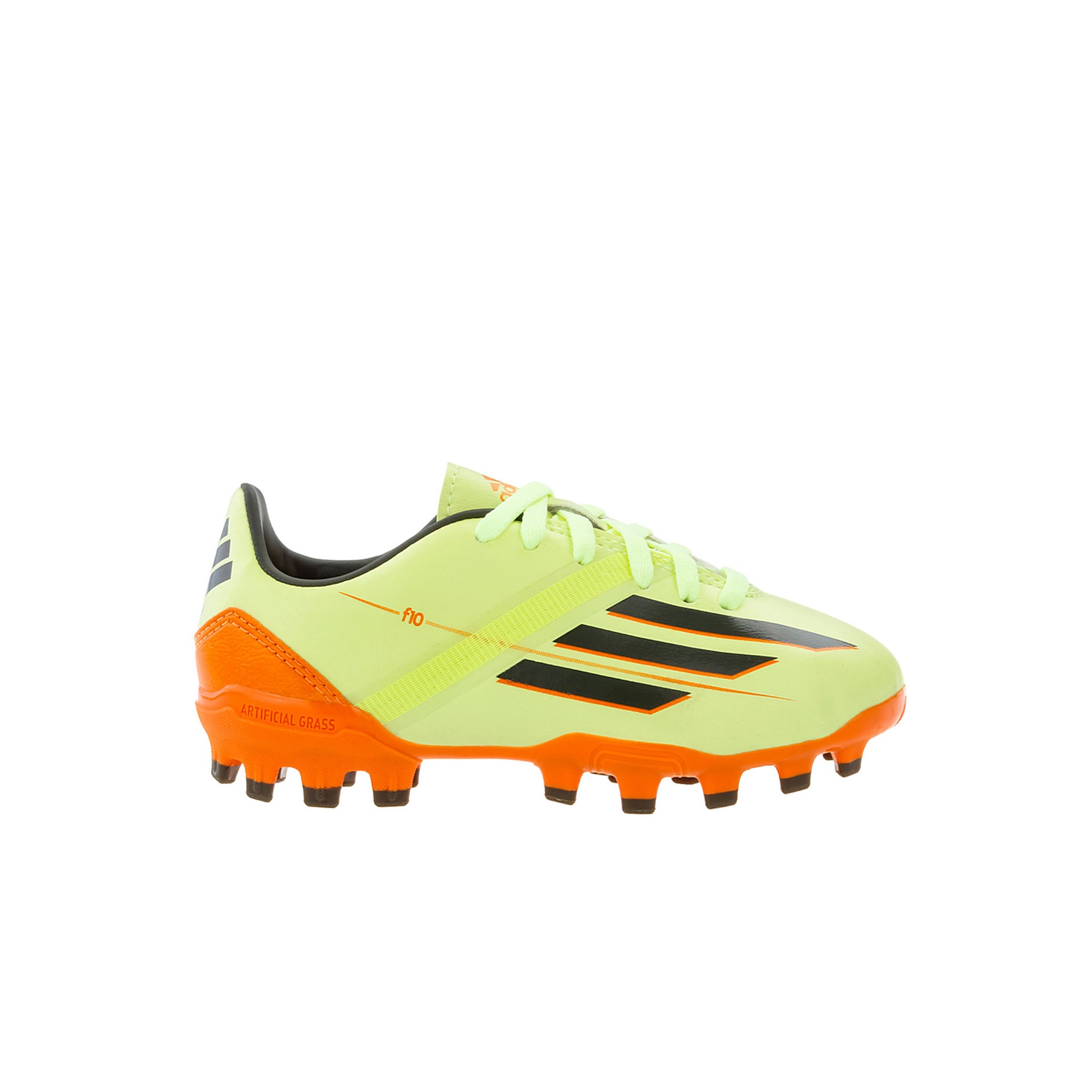 Adidas Kids Football Boots - F10 TRX AG, Green Synthetic, Lace-Up (D67002)