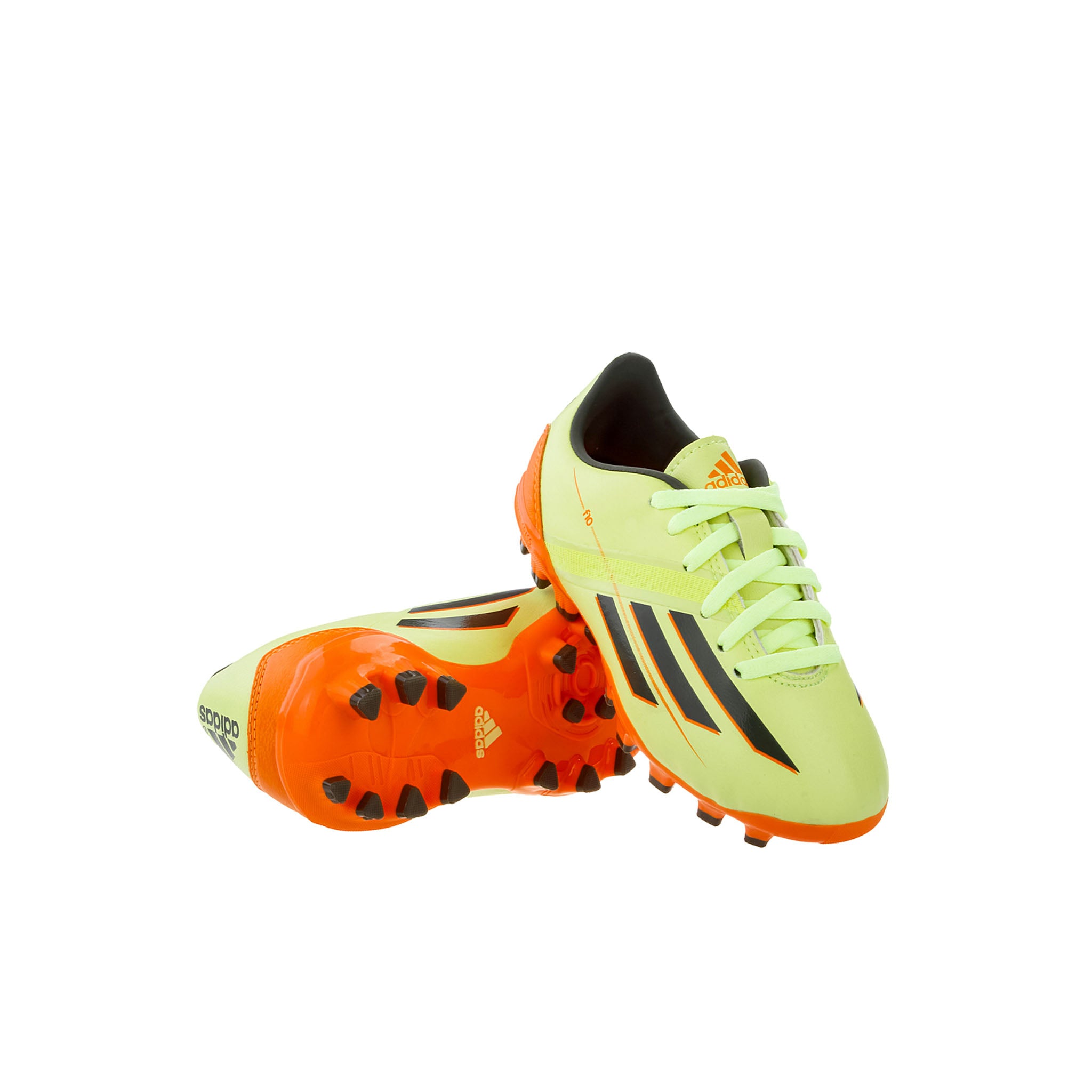 Adidas Kids Football Boots - F10 TRX AG, Green Synthetic, Lace-Up (D67002)